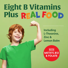 MegaFood Kids B Complex with lemon balm and L-theanine for thoughtful calm moments