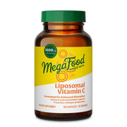 MegaFood Liposomal Vitamin C 1000mg bottle for potent immune support.