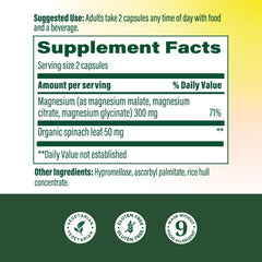 MegaFood magnesium capsules pouring demonstrates easy daily intake.