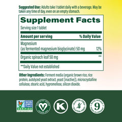 MegaFood magnesium supplement capsules close-up for easy daily use.