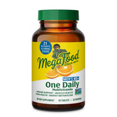 MegaFood Men Over 40 One Daily bottle front showing a complete daily multivitamin for mature men