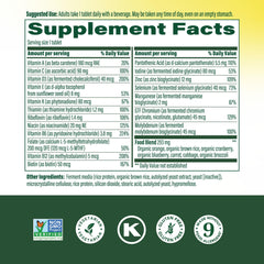 MegaFood Men Over 55 One Daily tablet close-up showing easy daily intake.
