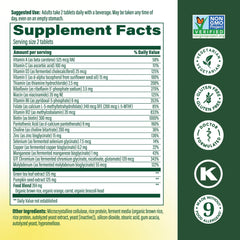 MegaFood Multi for Men 55+ tablets inside the bottle for daily nutrient support