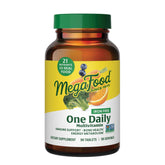 MegaFood One Daily Iron Free bottle front showing label and branding.