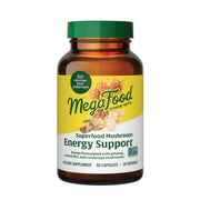 MegaFood Superfood Mushroom Energy bottle-pour showing ready serving for daily energy support
