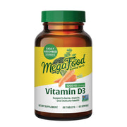 MegaFood Vitamin D3 1000 IU bottle showing the easy-to-read label.