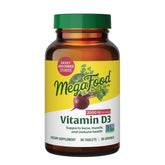MegaFood Vitamin D3 bottle with label for daily immune support