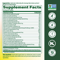 Close-up of MegaFood tablets highlighting easy daily intake.