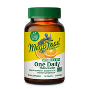 MegaFood Women 40+ multivitamin bottle front for daily energy support.