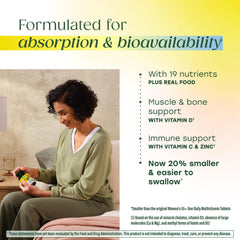 Label detail of MegaFood vitamins highlighting D3, B12, and folate.