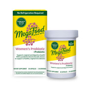 MegaFood Women's Probiotic bottle front for convenient daily support