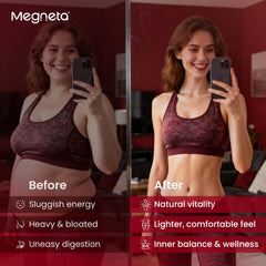 MEGNETA liquid-drops shot highlights up to 98% absorption