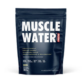MEGO Muscle Water front label highlighting all-in-one pre-workout benefits for energy