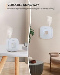 MEIDI Waterless Diffuser on desk for quiet, ambient aromatherapy during work.