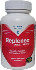 Melaleuca Replenex Extra Strength tablets close-up for joint care
