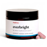 Melina Everbright NAD supplement bottle ready for daily energy support.