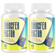 Meliorantheris Transfer Factor bottle label highlighting zinc and selenium for immune balance