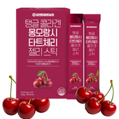MENBLY Cham&Deul Tart Cherry Collagen Jelly Stick pack for on-the-go skincare