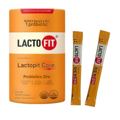 MENBLY Lacto-Fit Core 60 sticks packaging highlights convenient daily probiotic packets