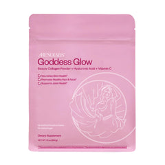 MENOLABS Goddess Glow tub front highlighting skin and joints support