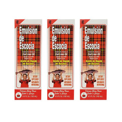 Menper Scotland Emulsion bottle front view for kid-friendly daily supplement.