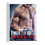Men's Health 6-Week Lean Muscle Level-Up cover shows a complete training guide for gains.
