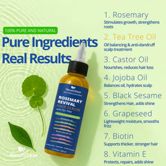 MenstrEaze hair after use showing shiny, manageable strands