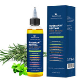MenstrEaze rosemary-peppermint-castor oil bottle for scalp refresh and hair nourishment.