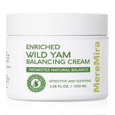 MereMira Wild Yam Cream bottle for daily hormone balance support