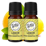 Messentials lemon 10ml bottle front view, for daily mood lift and fresh citrus atmosphere