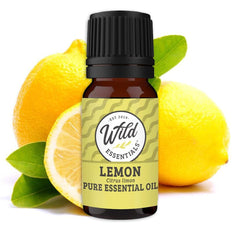 messentials Wild Essentials Lemon 10ml bottle for pure aromatherapy and mood lift