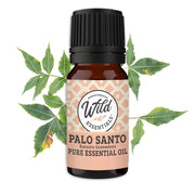 mEssentials Palo Santo oil bottle 10ml amber glass for pure aroma and diffusion