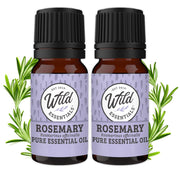 mEssentials Wild Essentials Rosemary 2-pack bottle showcases pure aroma for focus.