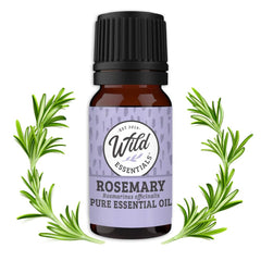 messentials wild-essentials rosemary oil 10ml bottle for uplifting aroma and focus.