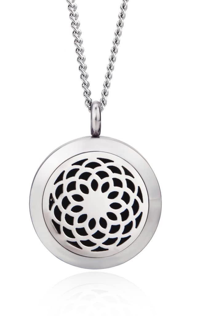 Messentials Wild Essentials sunflower diffuser necklace for on-the-go aromatherapy