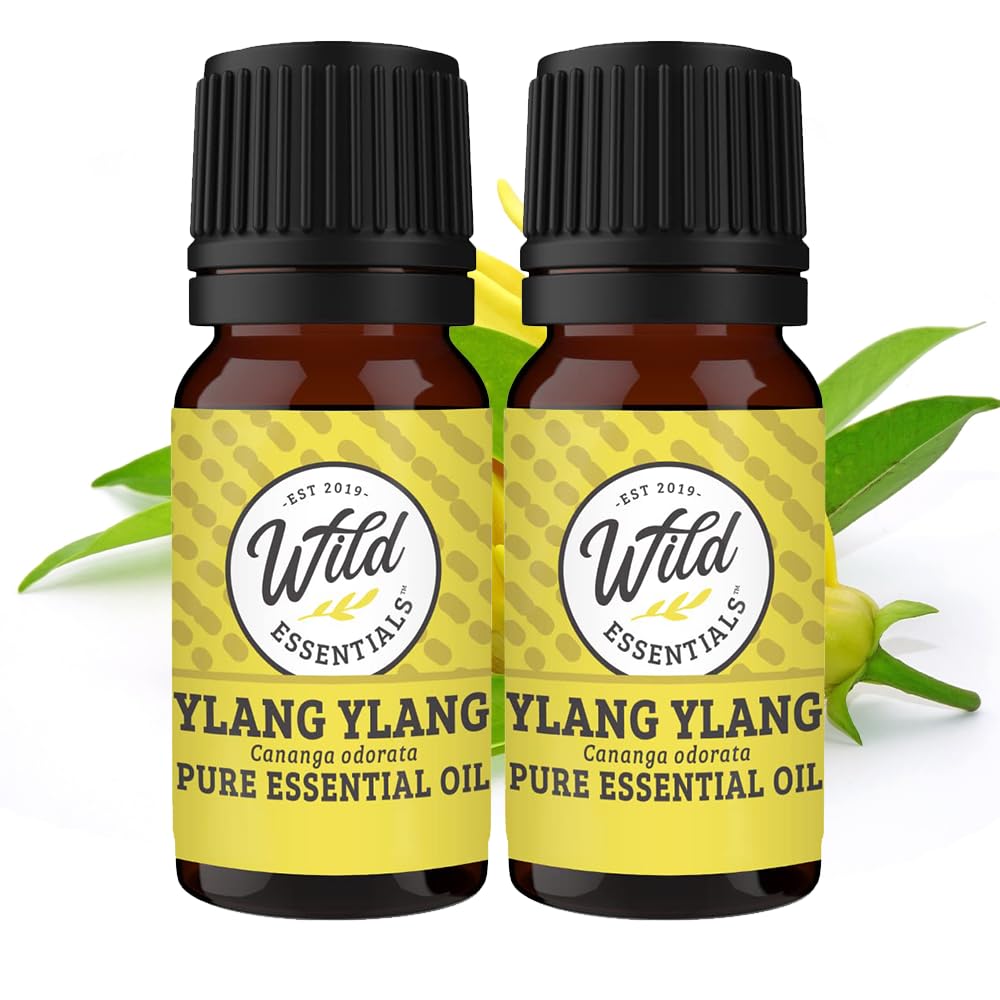 mEssentials Wild Essentials Ylang Ylang 10ml bottle for calming ambiance.