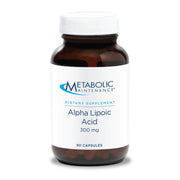 Metabolic Maintenance Alpha Lipoic Acid 300mg bottle for nerve health support.