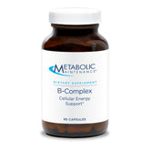 Metabolic Maintenance B-Complex bottle front with vegan energy support