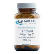 Metabolic Maintenance buffered vitamin C capsules close-up for high-potency immune support possibilities
