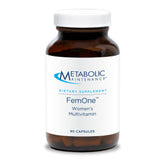 Metabolic Maintenance FemOne bottle front for daily immune and reproductive health.