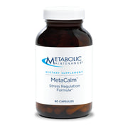 Metabolic Maintenance MetaCalm capsules close-up suggesting calm support
