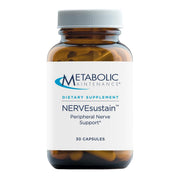 Metabolic Maintenance NERVEsustain bottle front view, highlighting nerve health support capsules.