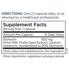 Closeup of Metabolic Maintenance Silymarin capsules ready for daily detox routine.