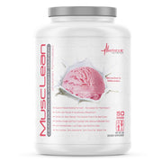 Metabolic Nutrition Musclean milkshake pour for a high-protein meal replacement.