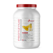 Metabolic Nutrition Protizyme Banana Creme bottle highlighting high-protein formula