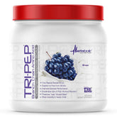 Metabolic Nutrition TriPep grape powder in a tub for post-workout recovery