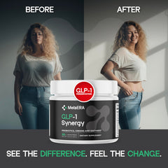 METAERA GLP-1 Synergy ingredient blend emphasizes 40 nutrient-dense ingredients.