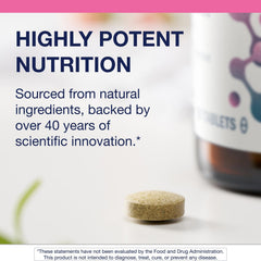 Metagenics Black Cohosh Plus bottle 3D view highlighting non-GMO, gluten-free formula