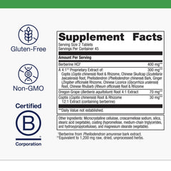 Candibactin-BR bottle label close-up highlighting purity and ingredients.