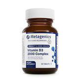 Metagenics D3 2000 IU Complex bottle for bone health support